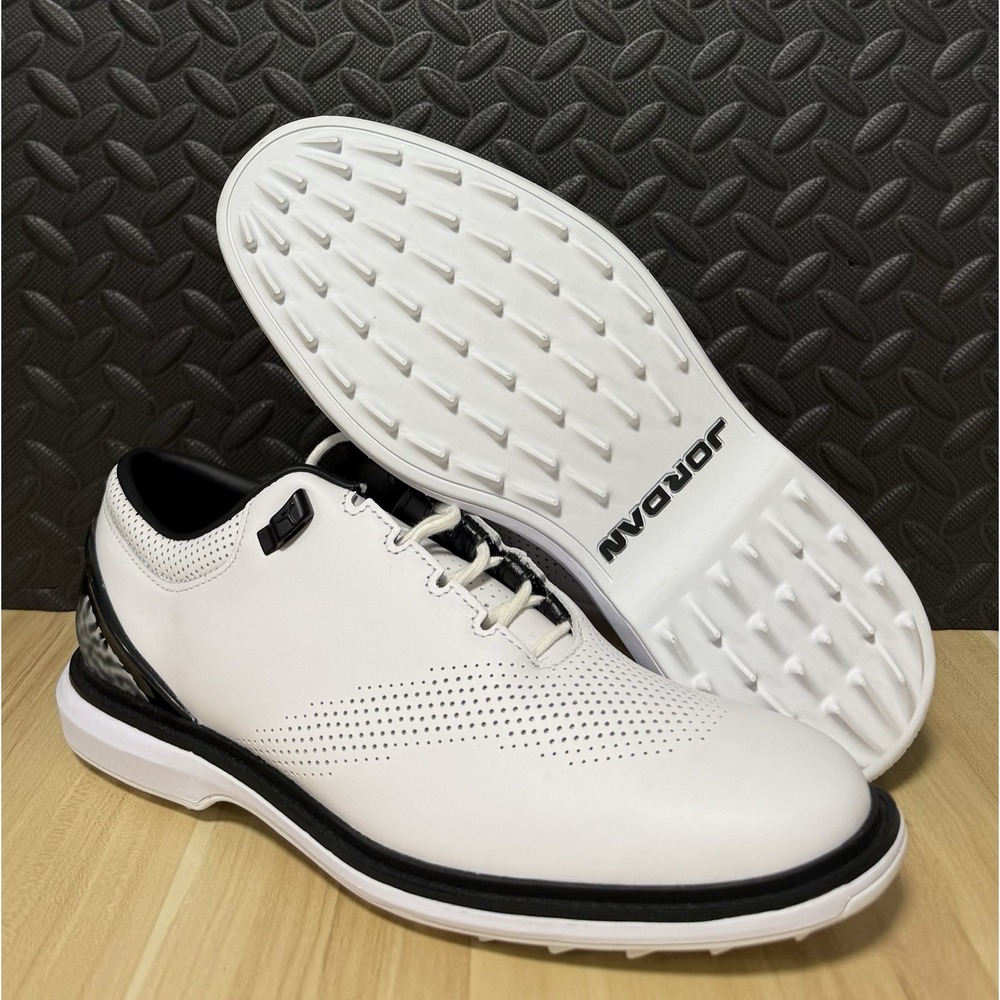 Nike Air Jordan ADG 4 Golf Shoes Cleats White Black DM0103-110 Mens Size 9